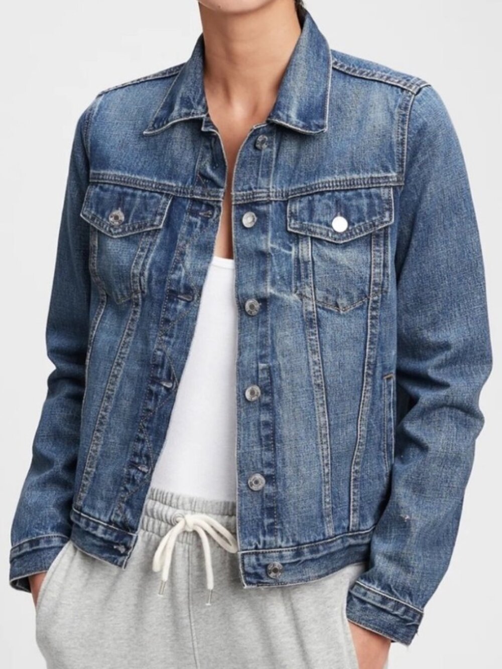 Gap 1969 Moderate Distressed Jean Jacket